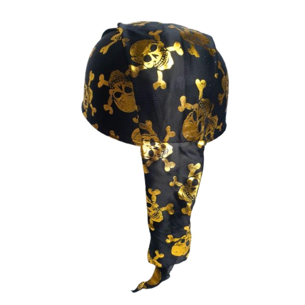 Chapéu Fantasia Acessório Pirata Caveira Dourada Chapéu Fantasia Acessório Pirata Caveira Dourada